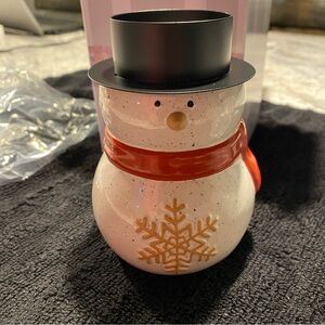 Scentsy Toasty Top Hat Warmer with Black Hat NIB